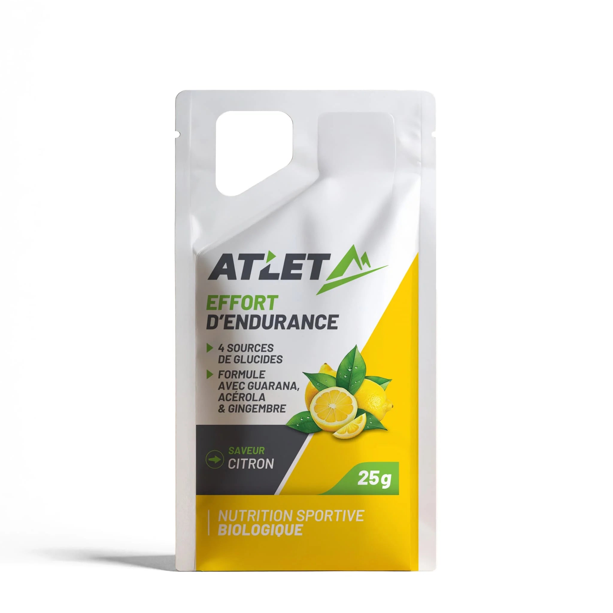 Gel énergétique ATLET citron 25g