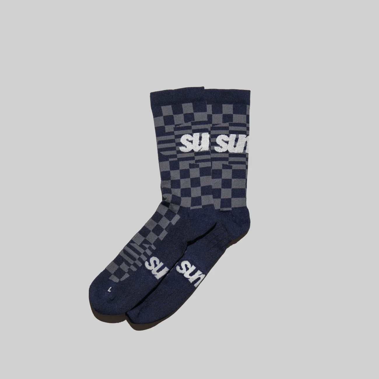 Chaussettes de trail-running checkers Sums Marine