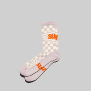 Chaussettes de trail-running checkers Sums Crème