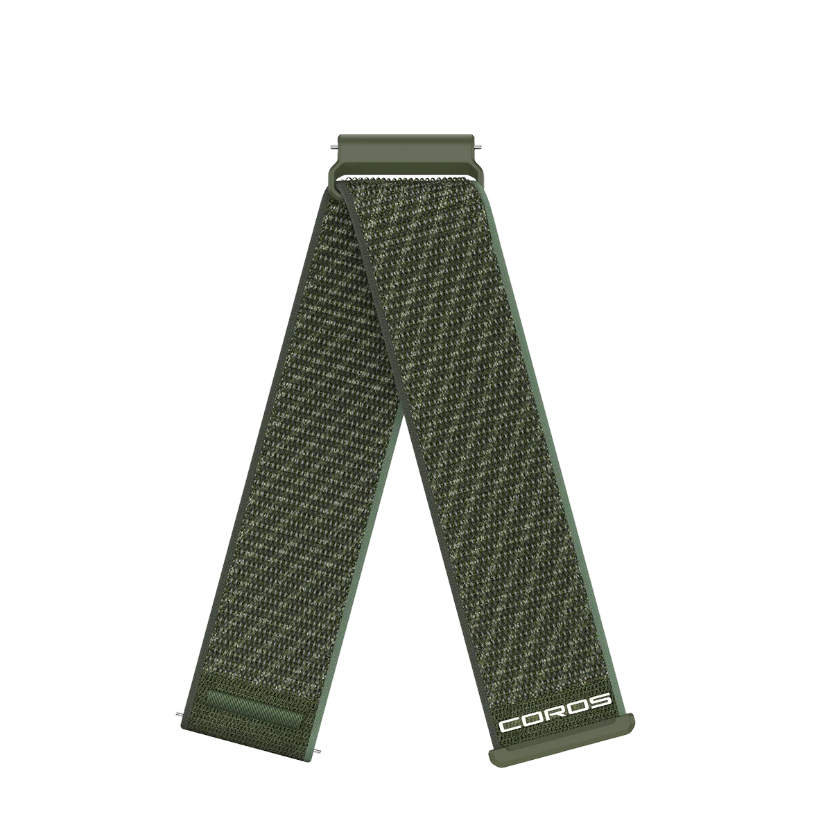 Bracelet nylon Coros vert 22 mm