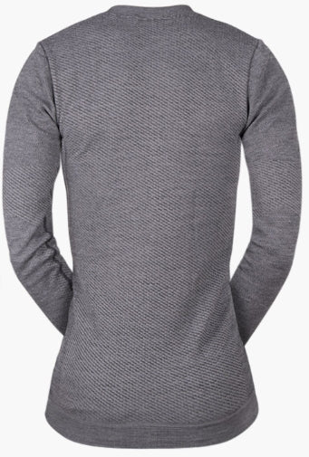 Tee-shirt manches longues BV sport Rtech merinos gris