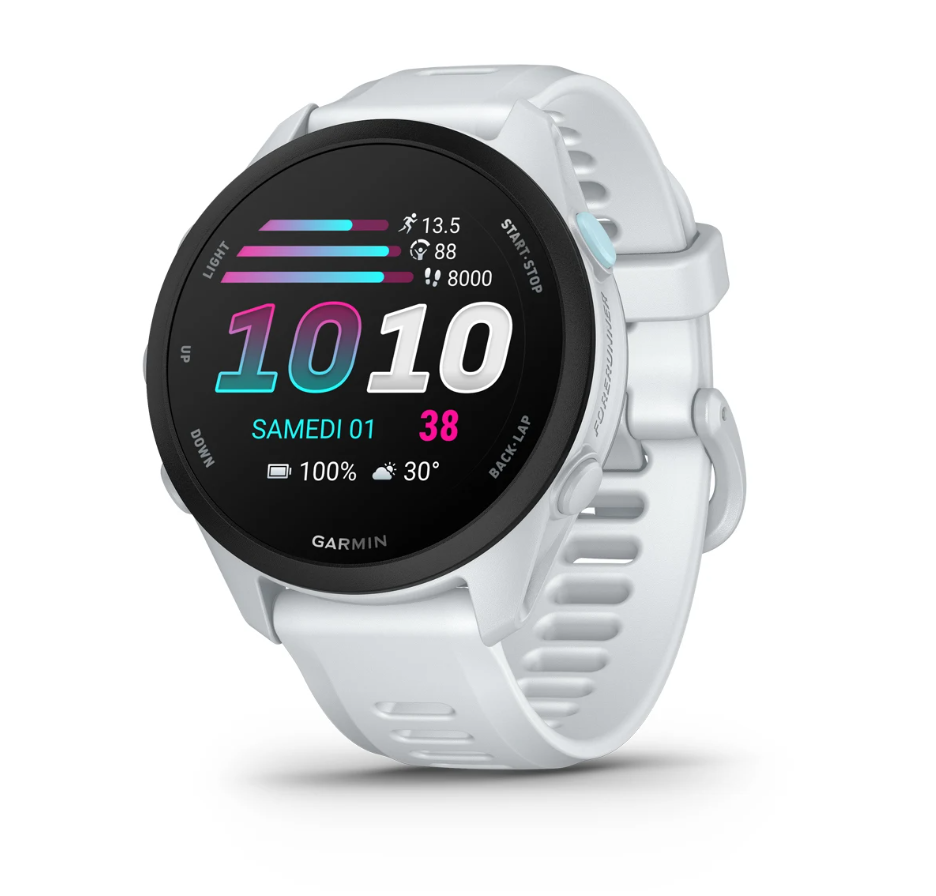 Montre cardio gps Garmin Forerunner 70 blanc