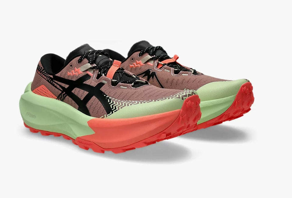 Chaussures de Trail homme Trabuco Max 5 Asics marron vert