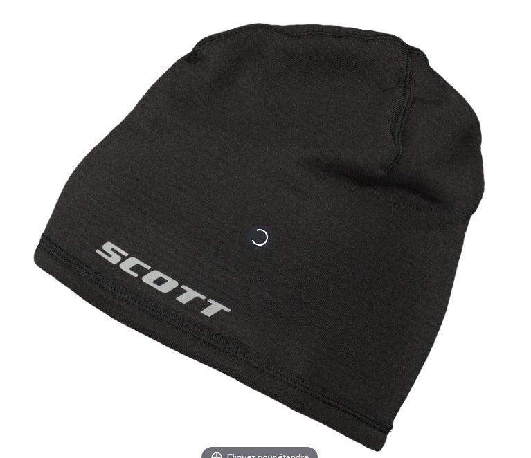 Bonnet léger SCOTT Fleece Noir - Clubinsport