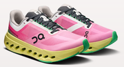 Chaussure Route Cloudsurfer next femme ON Running roses et jaunes - Clubinsport