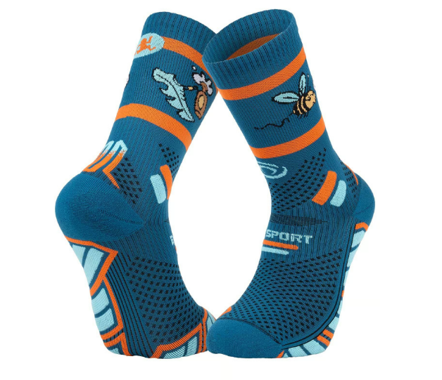 Chaussettes BV Sport Trail collector DBDB Beebeer High bleu