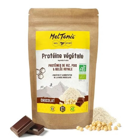 Protéine végétale de pois, riz bio Meltonic chocolat