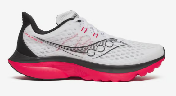 Chaussures de Route homme Saucony Kinvara 16 blanc/rouge
