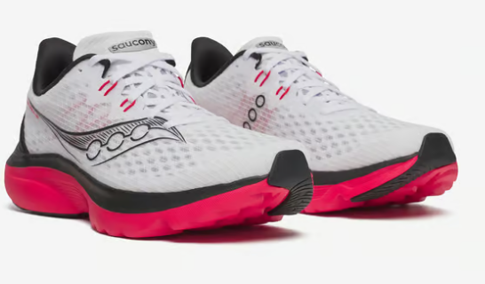 Chaussures de Route homme Saucony Kinvara 16 blanc/rouge