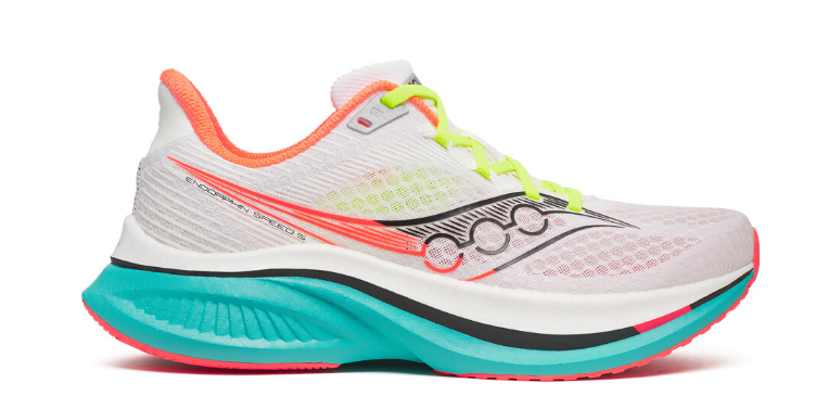 Chaussures de Route homme  Endorphin speed 5 Saucony Blanc/Mutant