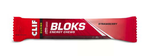 Gommes énergétiques  Clif Bloks  fraise