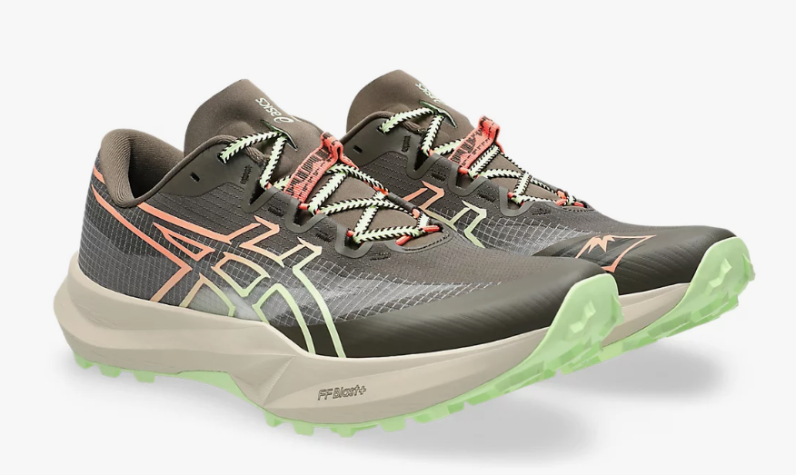 Chaussures de Trail Asics homme et femme Fuji Lite 7 brun