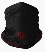 Foulard artic merinos BV Sport noir et rouge
