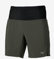Short homme Mizuno multi pocket 2in1 vert