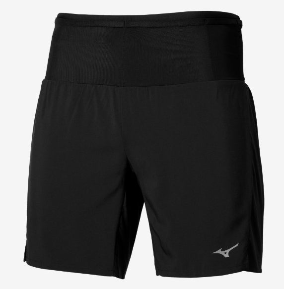 Short homme Mizuno multi pocket 2in1 noir