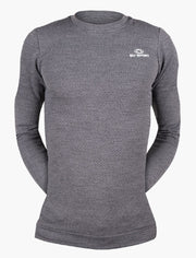 Tee-shirt manches longues BV sport Rtech merinos gris