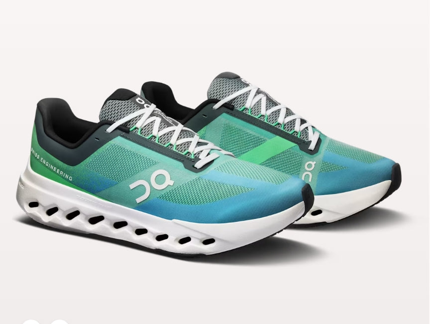 Chaussure Route Cloudsurfer next homme ON Running blanc vert - Clubinsport