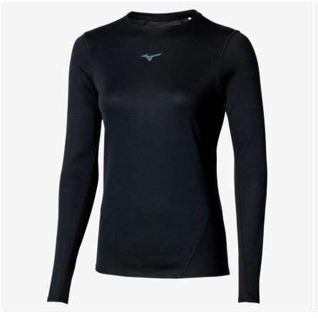 Tee-shirt manches longues femme Mizuno tech termal charge HZ LS noir