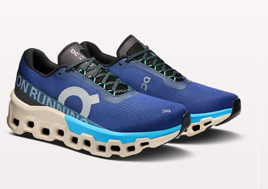 Chaussure Route Cloudmonster 2 homme ON Running bleu tempete - Clubinsport