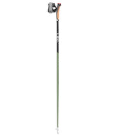 Bâtons de marche nordique Flash Carbon Leki noir et kaki - Clubinsport