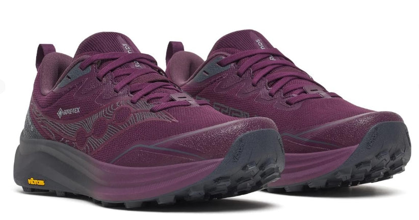 Chaussures de Trail femme Saucony Peregrine 16 GTX violet foncé