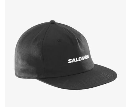 Casquette Salomon étanche CAP FLAT noir
