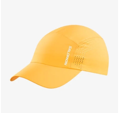 Casquette Salomon shakeout jaune abricot