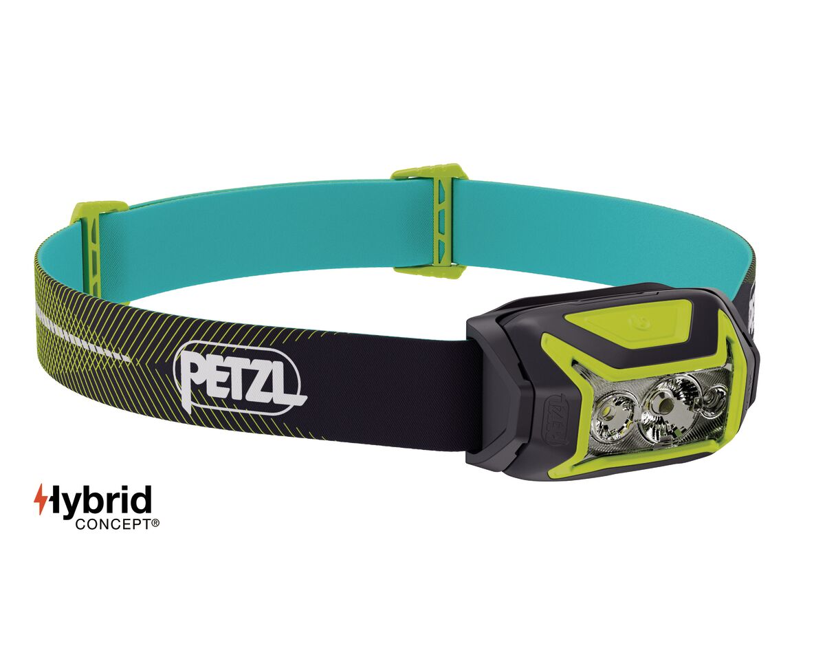 Lampe frontale Petzl Actik 625 lumens noir et vert  hybrid
