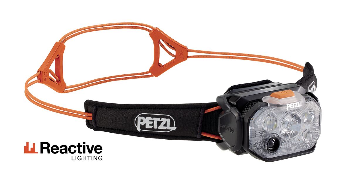 Lampe frontale Petzl Swift RL noir V2