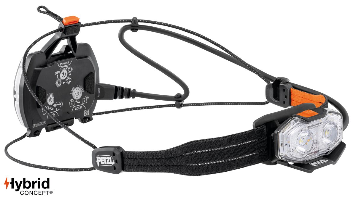 Lampe frontale Petzl NAO  LT noir orange