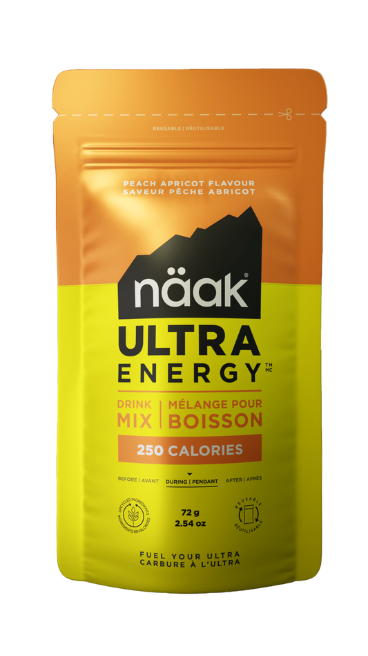 Dosette unitaire Boisson d'effort Naak Abricot - Clubinsport