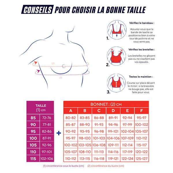 Brassiere femme Thuasne Sport extrême TOP’ STRAP X-BACK noir - Clubinsport