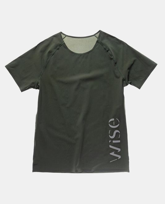 Tee-shirt manches courtes homme Wise high shirt kaki - Clubinsport