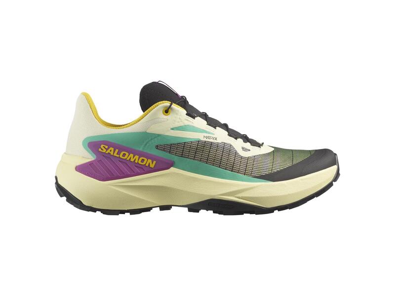 Chaussures de Trail femme  Genesis Salomon retro yellow black
