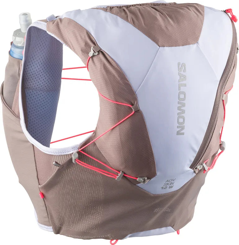 Sac de trail Salomon Adv Skin 12 Women FEMME Gris lila