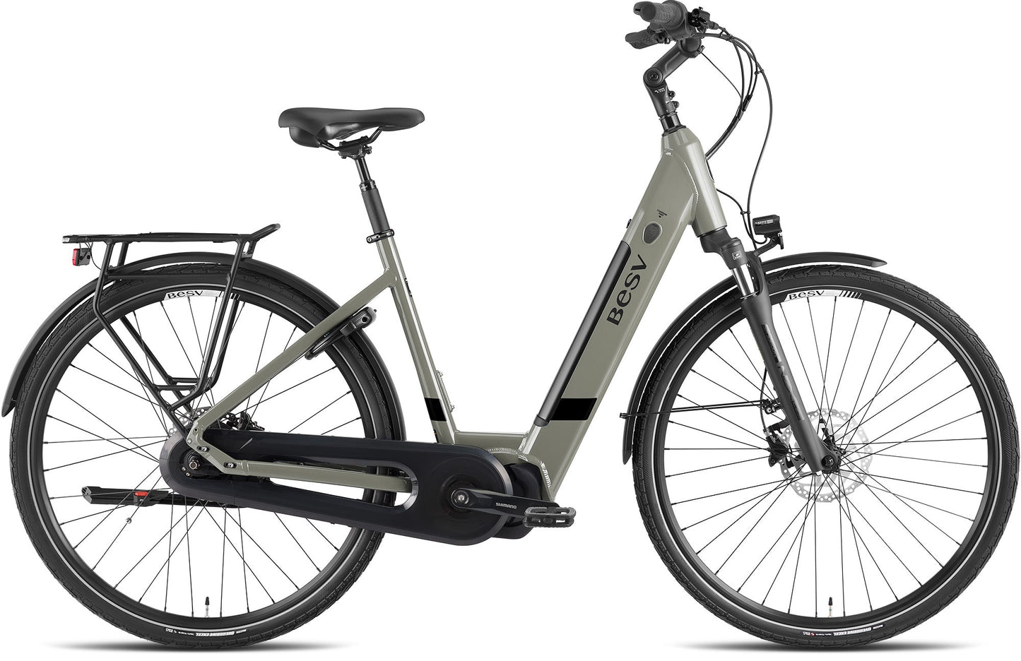 Vélo Electrique VTC Vae BESV  CT 2.3 LS cadre ouvert Gris - Clubinsport