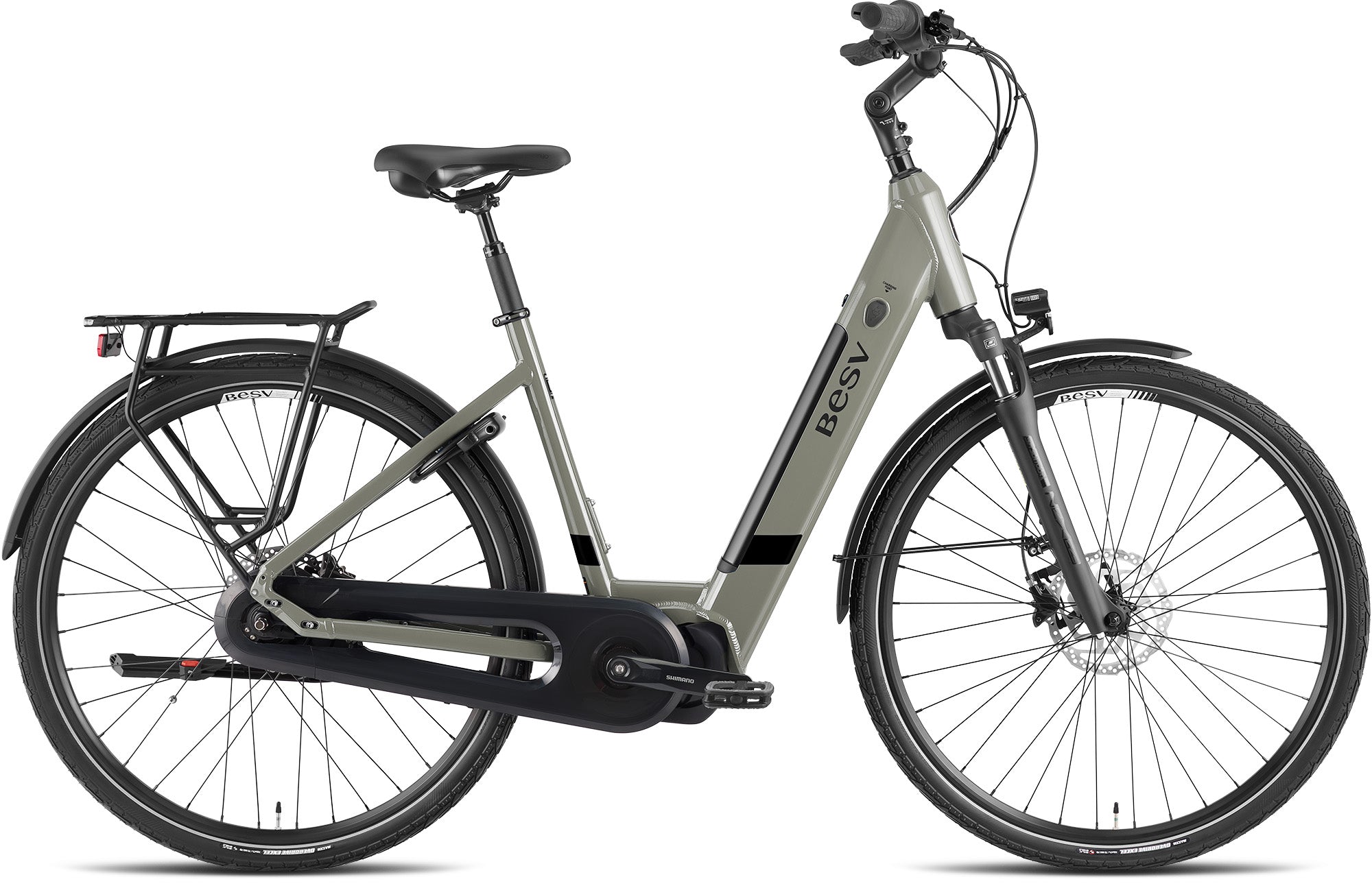 Vélo Electrique VTC Vae BESV  CT 2.3 LS cadre ouvert Gris - Clubinsport