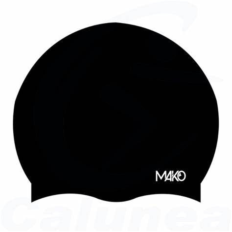 Bonnet de bain Signature Noir Mako