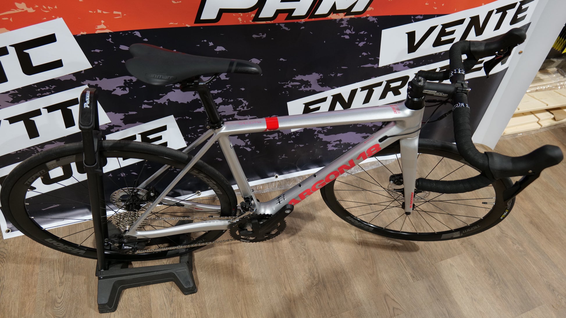 Vélo route Argon 18 modèle Galium CS Gris - Clubinsport