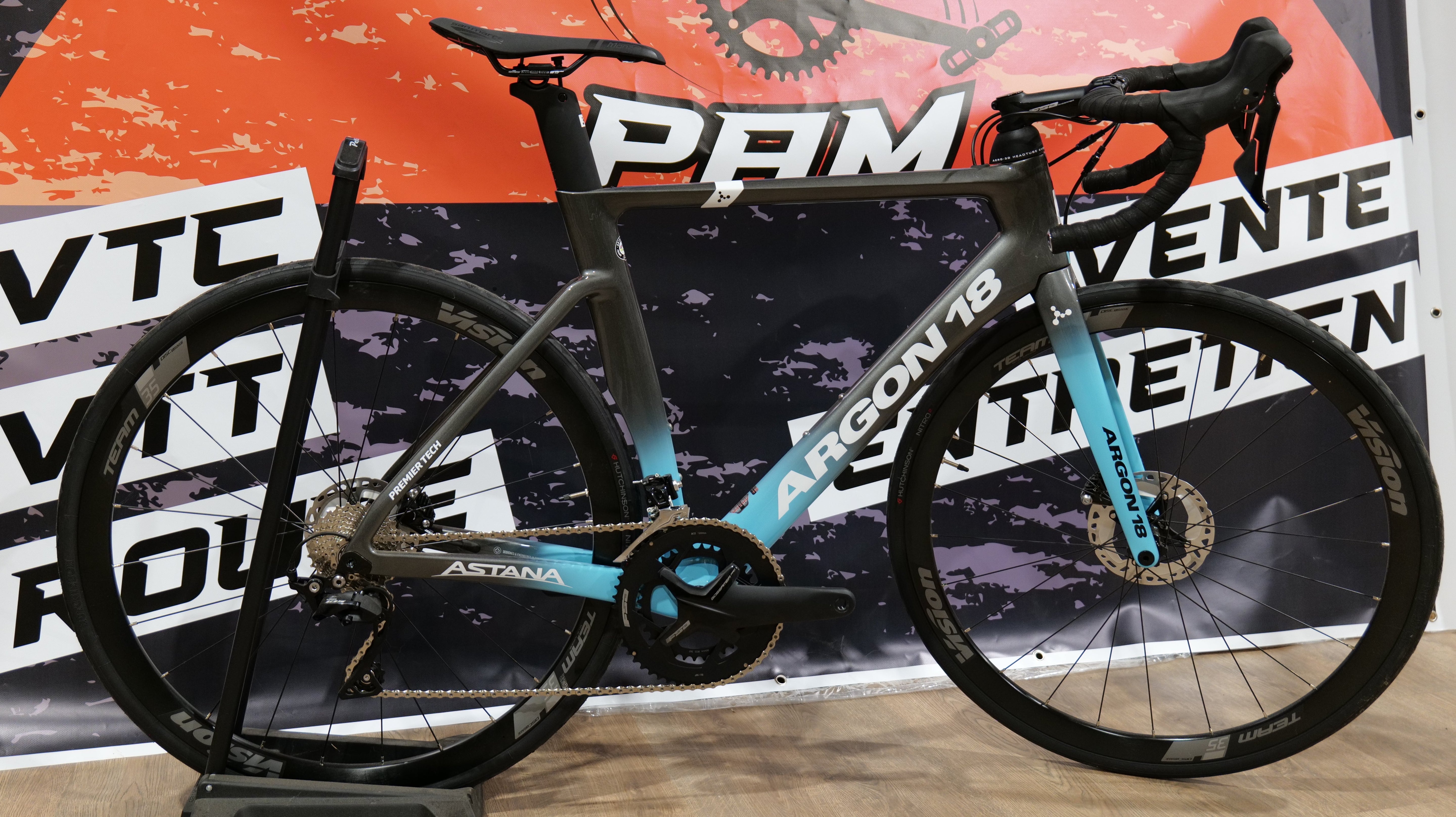 Vélo route Argon 18 modèle Nitrogen Astana taille M - Clubinsport