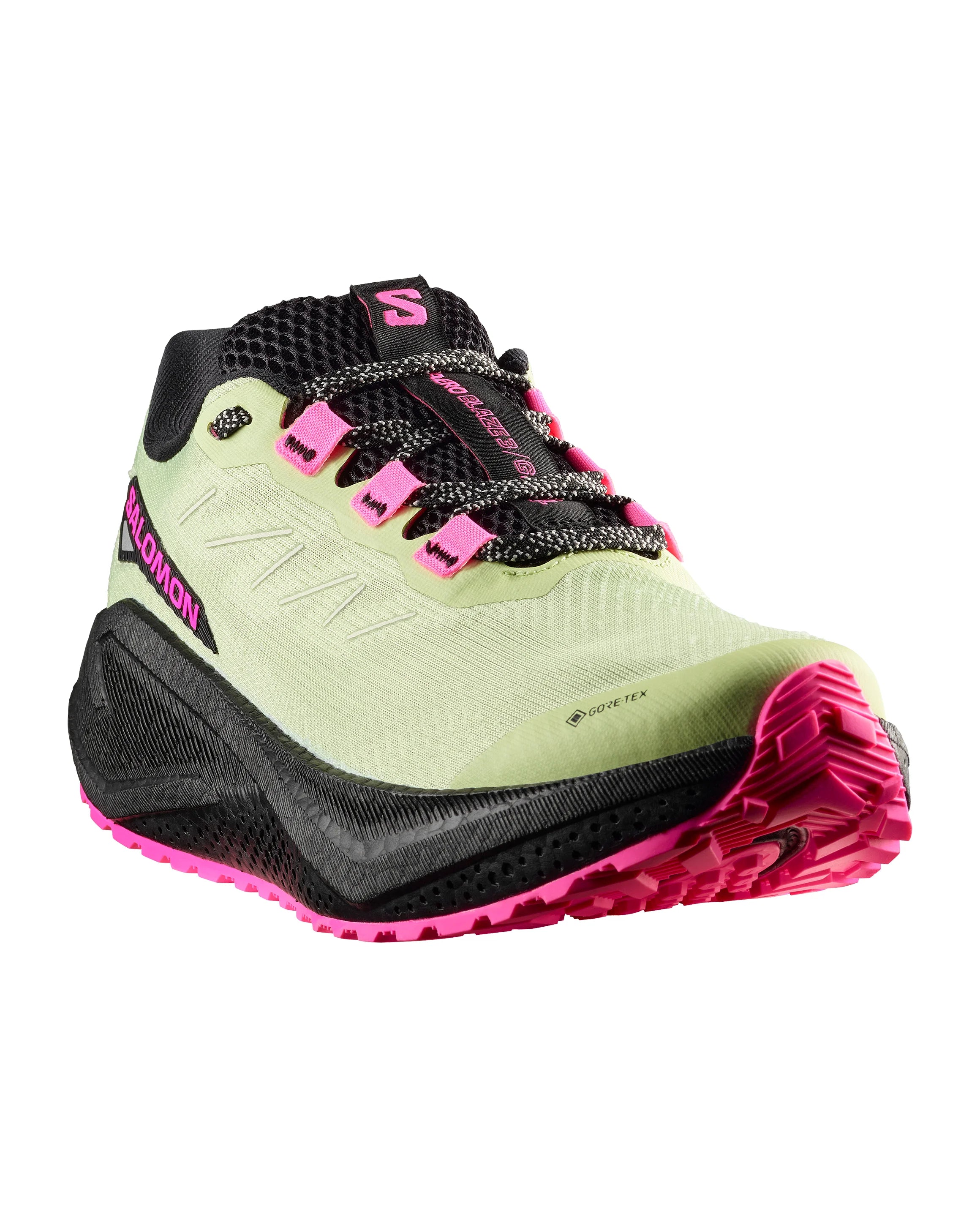 Chaussures de route et chemins mixte femme Aeroblaze Gravel 3 GTX  Salomon vert pastel