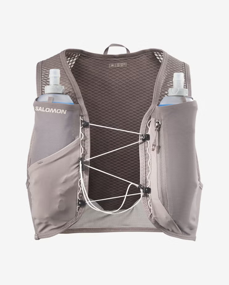 Sac de trail gravel Salomon GRAVEL SKIN 4 gris silver