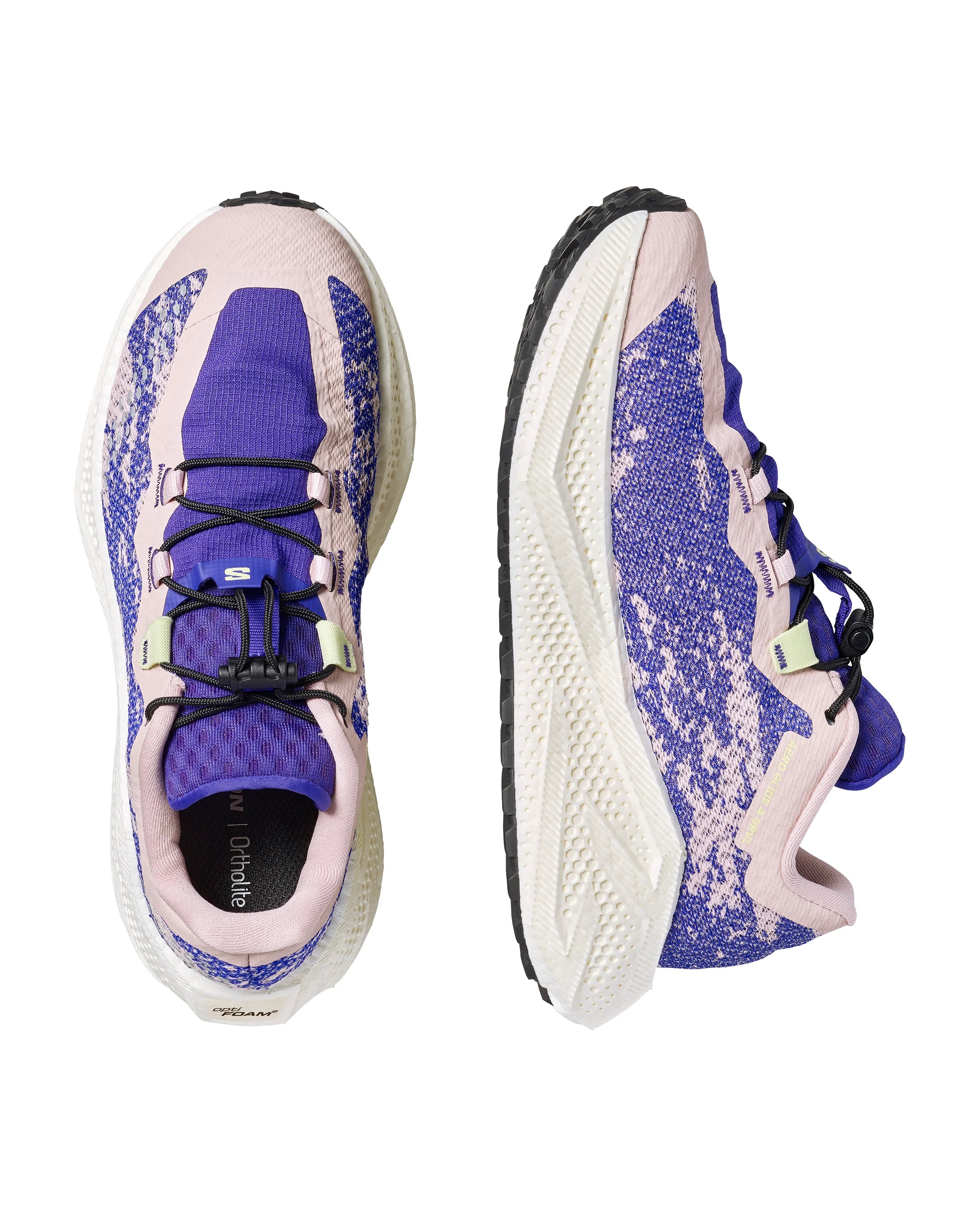 Chaussures de route et chemins mixte femme Salomon Aeroglide 4 GRVL violet