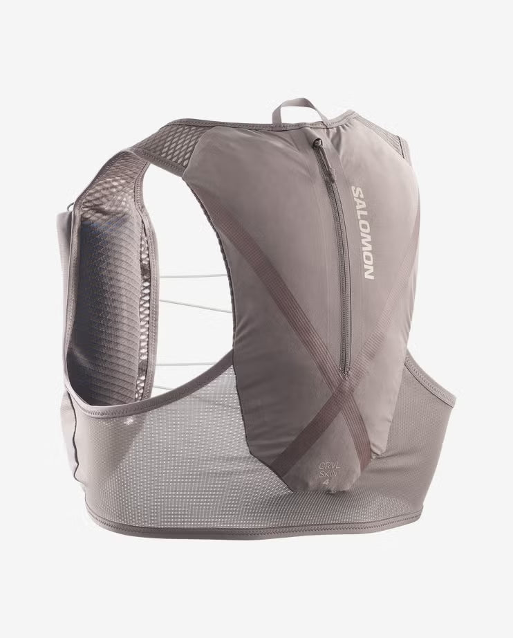 Sac de trail gravel Salomon GRAVEL SKIN 4 gris silver