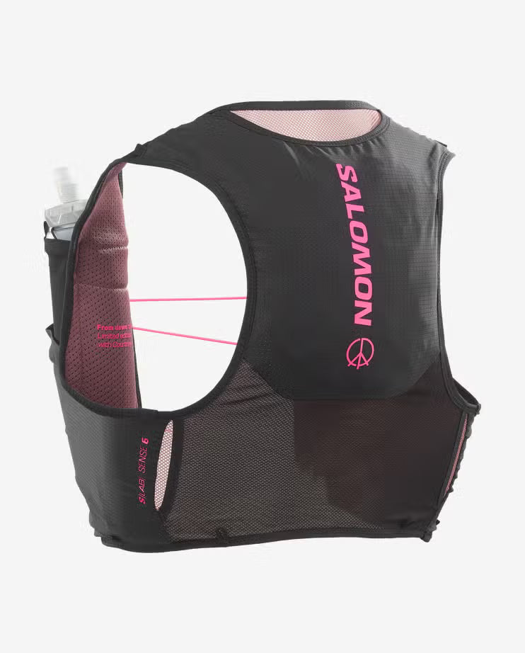 Sac de trail Salomon Sense pro 6 noir rose edition limitée Courtney