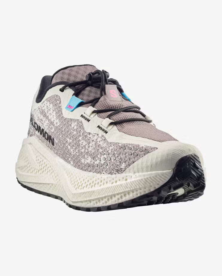 Chaussures de route et chemins mixte femme Salomon Aeroglide 4 GRVL vanille