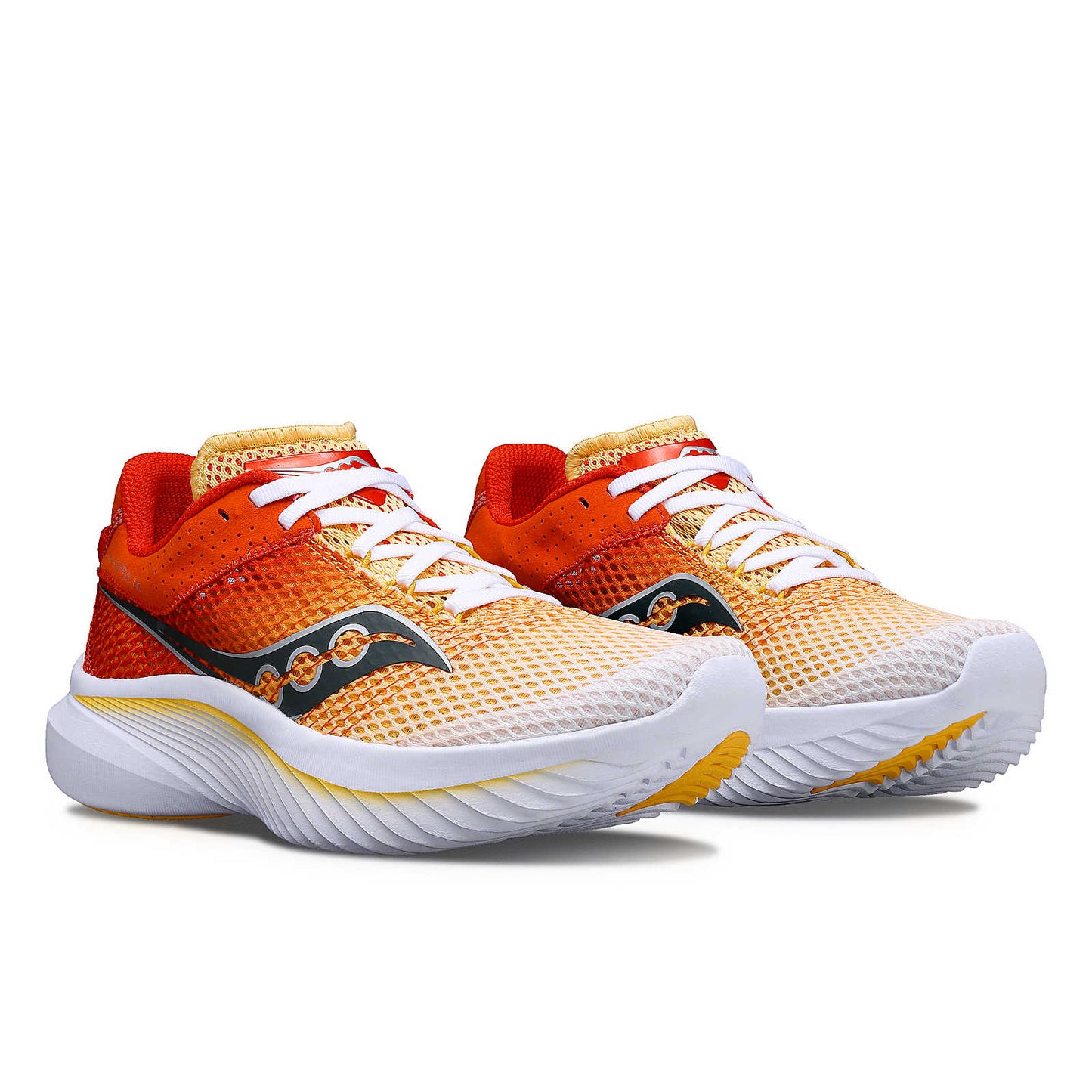 Chaussure de Route Saucony femme Kinvara 14 blanc et orange - Clubinsport
