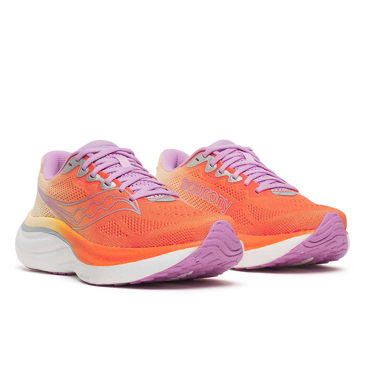 Chaussures de Route femme Saucony Ride 19 orange