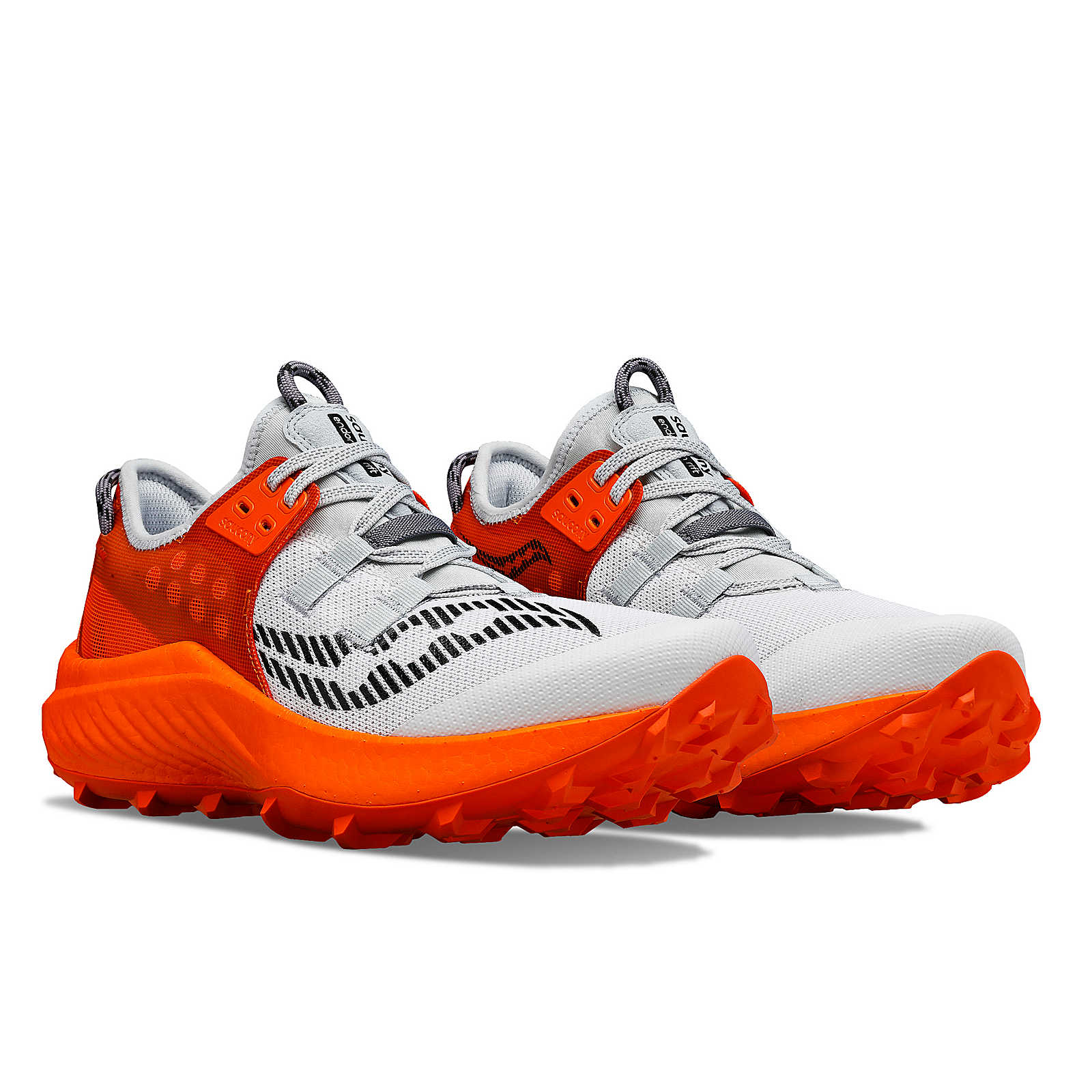 Chaussure de trail Endorphin Rift Saucony homme blanc orange - Clubinsport