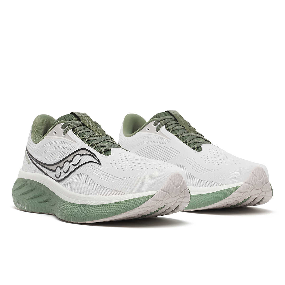 Chaussure de route Ride 18 Saucony Homme beige kaki